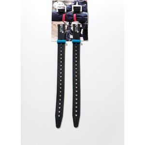 Fixplus strap zwart 46cm - TPU spanband voor snel en effectief bundelen en bevestigen van fietsonderdelen, ski's, buizen, stangen, touwen en latten