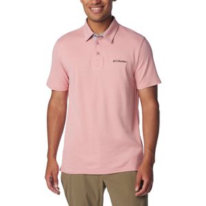 Columbia Nelson Point Polo 1772721629, Mannen, Roze, Poloshirt, maat: XL