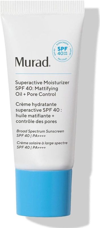 Murad - Superactive Moisturizer SPF 40 - Gezichtscrème - 30 ml - Mattifying Oil + Pore Control