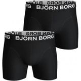 Björn Borg Core Lange short - 2 Pack Zwart - 10000836-MP001 - 146 - Mannen