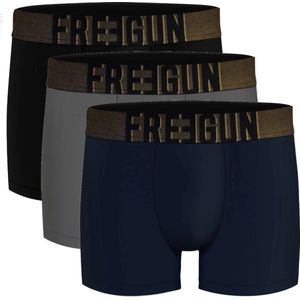 Freegun microvezel heren boxershorts - 3-pack - maat M - Signature Karl uni