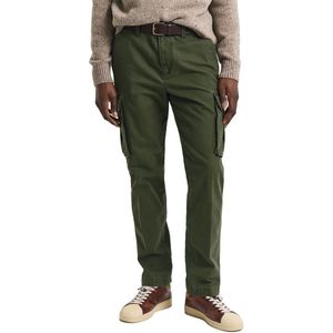 Gant - Cargobroek - Groen - Regular Fit