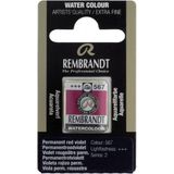 Rembrandt water colour napje Permanent Red Violet (567)