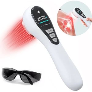 Infraroodlamp - Infraroodtherapie - Rood licht therapie - Rood licht lamp - Voor Spieren - Gewrichtspijn - Pijnverlichtend –Therapie Apparaat – Infrarood–Laser Pijnverlichting – Tegen Spierpijn en Artritis – Draagbaar Massage– Voor Mens en Huisdier