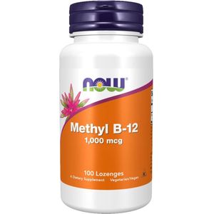 Now Foods Methyl B-12 - 1000 mcg - 100 Zuigtabletten