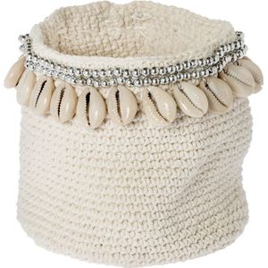 Riverdale Sfeerlicht Shells wit 12cm
