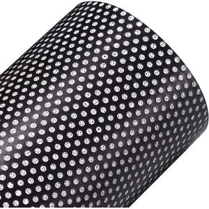 Microgeperforeerde privacy raamfolie - warmte-isolatie en UV-bescherming - 1 stuk - zwart