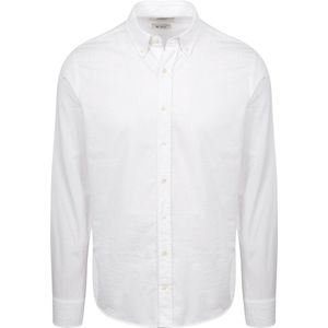 King Essentials The Tommy Oxford Overhemd Wit - Maat S - Heren