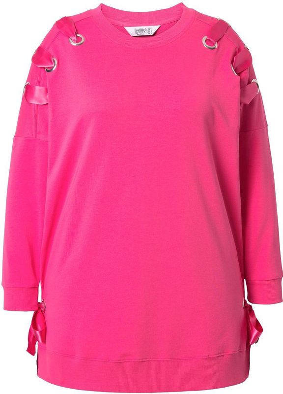 Angel of Style - Dames - Sweatshirt comfortabele pasvorm - Hibiscusrood - Maat 42