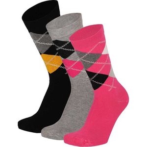 Apollo - Modal fashion sokken Unisex - Multi Roze - Maat 39 42 - Sokken dames - Sokken heren - Sokken - Hogwaardige kwaliteit - Sokken dames maat 39 42