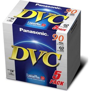 Panasonic DVC 90 Video cassette (5 pack)