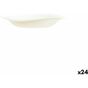 Diep bord Arcoroc Tendency Beige Glas (23 cm) (24 Stuks)