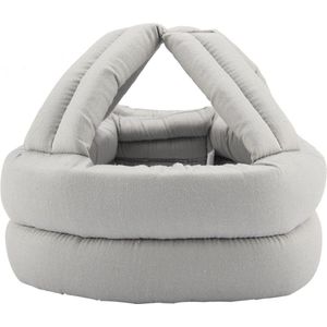 Dikkere Hoed Verstelbaar voor Ouderen - Hoofdbescherming Anti-valkap Ademend Grijs .