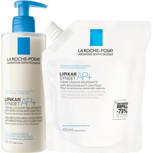 La Roche-Posay - Lipikar Syndet AP+ - Reinigingscrème - 400ml