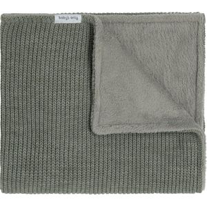 Baby's Only Gebreide ledikantdeken teddy - Baby deken Hope - Dekentje voor jongens en meisjes - 3.7 TOG - 100x135 cm - Urban Green - Herfst & winter deken