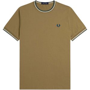 Fredperry Fp T-Shirt Met Twin Tipped - Fashion Wear - Volwassen