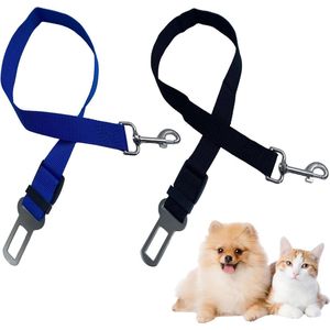 2-pack autogordels voor honden, verstelbare riem voor honden in de auto, universele autogordel geschikt voor alle rassen honden en katten
