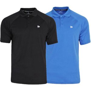 Donnay - Polo Björn - Sportpolo - Navy/True blue - 2-Pack