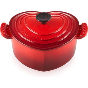 LE CREUSET - Signature - Braadpan hart 20cm rood