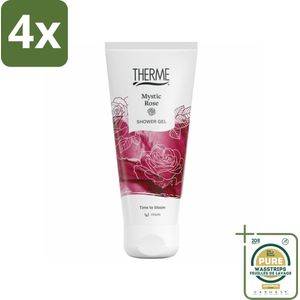Therme - Shower ml Mystic Rose - Product - Verzorgend - Verfrissend - 200ml - Voordeelverpakking - 4 stuks - Verzorgend - Hydraterend