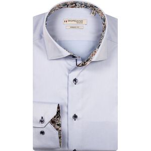Giordano - Locarno – Overhemd - semi cutaway – Twill – Lichtblauw – 527877-61