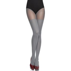 Merry Style Dames Panty - 60 DEN - Halsterloos - Polyamide - MS-GB-355 - Grijs - S