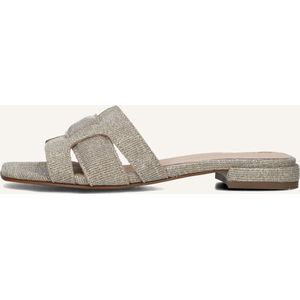 Stefano Lauran - 24050 - Slippers - Geel - Denim - Dames