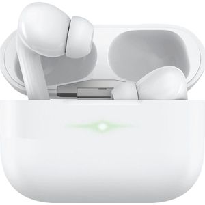 Bluetooth Oordopjes - Draadloze oortjes - Oortjes draadloos - Geschikt voor iPhone 12/13/14/15/16 Plus, Pro, Pro Max, iPad Pro, Air, 2022 en Samsung Galaxy A55, S24, Samsung Tablet S9 Plus, A9 etc. - Noise Cancelling - Bluetooth 5.3 - Wit