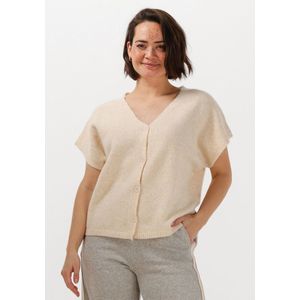Ydence Cardigan Amelie Tops & T-shirts Dames - Shirt - Ecru - Maat M