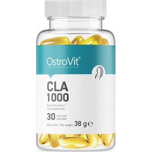 OstroVit CLA 1000 - 30 Capsules - Hoogwaardig geconjugeerd linolzuur voor gewichtsbeheersing en algehele gezondheid