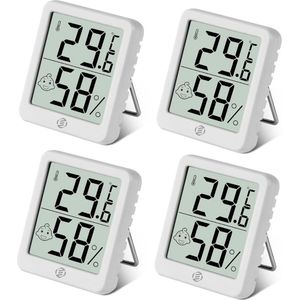 Temperatuurmeter Binnen - Huisthermometer - Weerstation Binnen - Thermometer Binnen Digitaal - Kamer Thermometer - Binnenthermometer - Huisthermometer Binnen - Digitale Thermometer - Binnenshuis