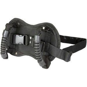 SwitiDays® Veiligheidsgordel voor Passagier – Motor Handgreep & Riem voor Extra Grip – Scooter & Motor Accessoire – Zwart