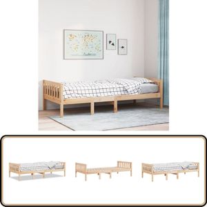 vidaXL Kinderbed zonder matras massief grenenhout 80x200 cm