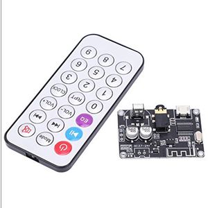 Bluetooth Versterker Board, XY-WRBT Eindversterker Module met Afstandsbediening, Stereo, Bluetooth Audio Receiver Board