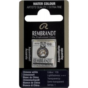 Rembrandt water colour napje Chinese White (108)