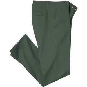 ATLAS FOR MEN - Groene chino met stretch - Heren - Verkrijgbaar in grote maten - W28