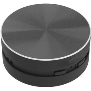 Bluetooth mini-luidspreker - draagbare, draadloze luidspreker met beengeleiding, stereobasgeluid, creatieve draagbare luidsprekers, mini-formaat muziekspeler voor thuis, buiten en op reis, zwart