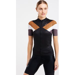 Protest Prtotago - Fietsshirt Dames - Korte mouwen - Slim fit – True Black