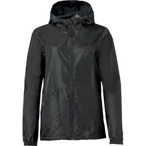 Basic rain jacket zwart m/l