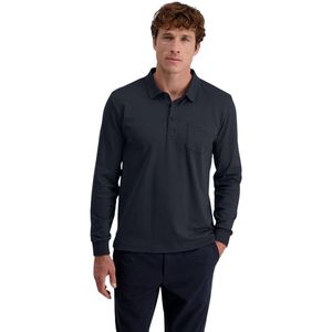 Pierre Cardin Heren Polo 1/1 POLOKN regular fit Blauw 3XL Volwassenen
