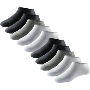 Schiesser Heren sneakersokken 10 pack Bluebird