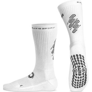Elite Sport Football Gripsokken - Wit | Maat: 35-40