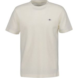 Gant 2003267 T-shirt Met Korte Mouwen Beige L Man