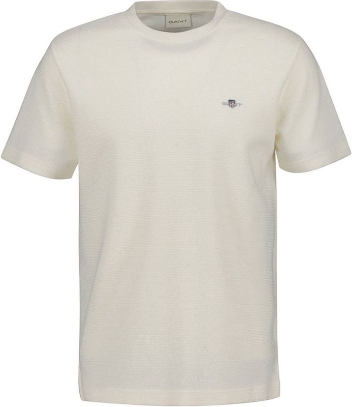Gant 2003267 T-shirt Met Korte Mouwen Beige L Man