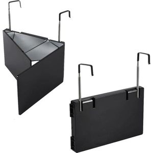 Gran Vida® - 360° Spiegel met LED Licht - Zelfhaarknippen & Make-up - Verstelbaar - Zwart