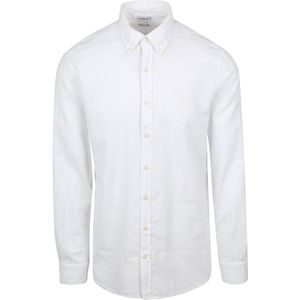 McGregor Overhemd Linnen Blend Wit - Maat M - Heren