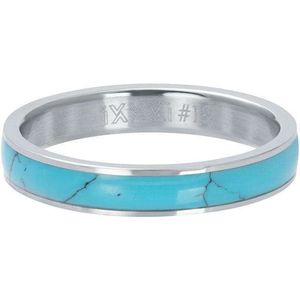 iXXXi Jewelry - Vulring - Zilverkleurig/Turkoois - Turquoise Stone - 4mm