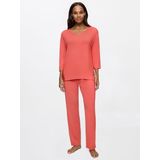 Triumph dames pyjama set, roze (Deep Blush), 36