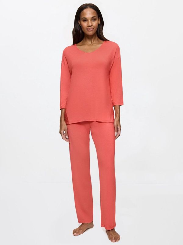 Triumph dames pyjama set, roze (Deep Blush), 36