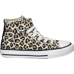 Converse Chuck Taylor All Star Easy On Leopard meisjes sneaker - Beige multi - Maat 31